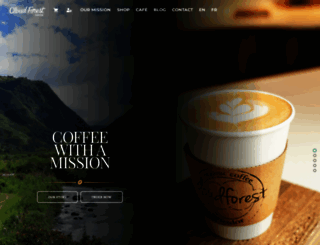cloudforestcoffee.ca screenshot