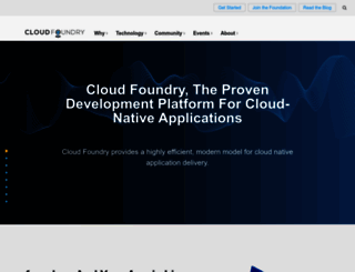 cloudfoundry.org screenshot
