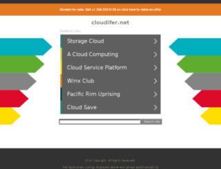 cloudifer.net screenshot
