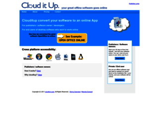 clouditup.com screenshot