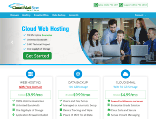 cloudmailstore.com screenshot