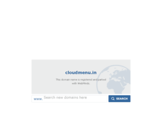 cloudmenu.in screenshot