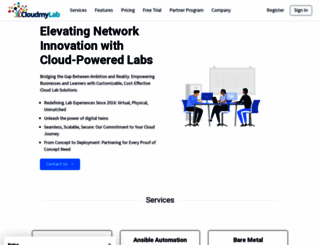 cloudmylab.com screenshot