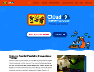 cloudninetherapy.com.au screenshot