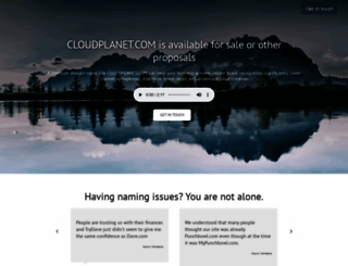 cloudplanet.com screenshot