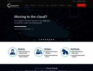 cloudraxak.com screenshot