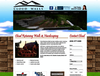 cloudretainingwalls.com screenshot