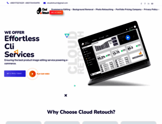 cloudretouch.com screenshot
