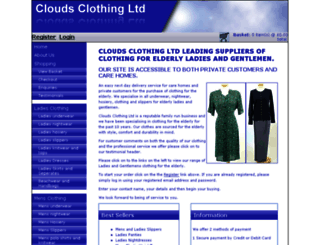 cloudsclothing.co.uk screenshot