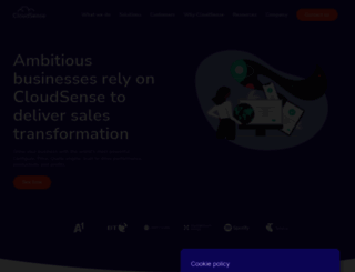 cloudsense.com screenshot