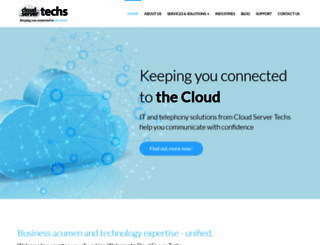 cloudservertechs.com screenshot