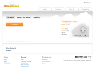 cloudspaceto.me screenshot