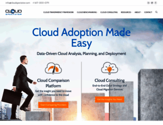 cloudspectator.com screenshot