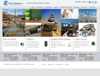 cloudsystem.com.qa screenshot