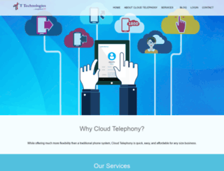 cloudtelephony.in screenshot