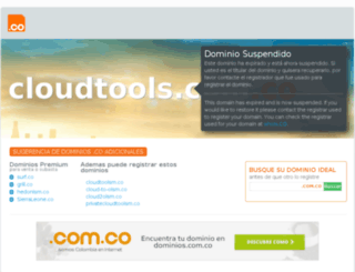 cloudtools.com.co screenshot