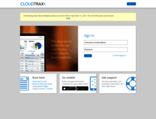 cloudtrax.com screenshot