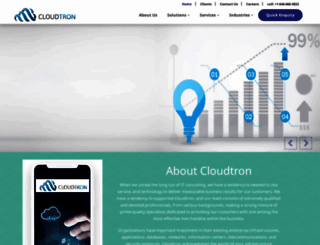 cloudtron.com screenshot