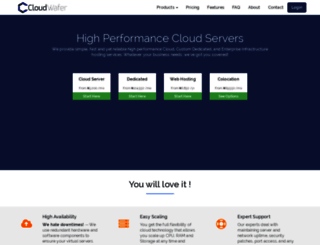 cloudwafer.com screenshot