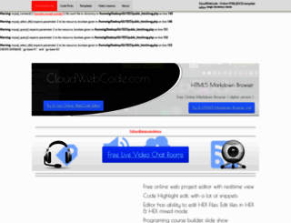 cloudwebcode.com screenshot