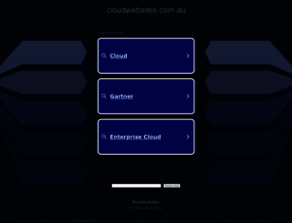 cloudwebsites.com.au screenshot