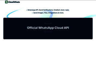 cloudwhats.com screenshot