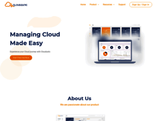 cloudzatic.com screenshot