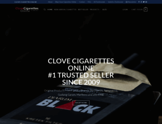 clovecigarettesonline.com screenshot