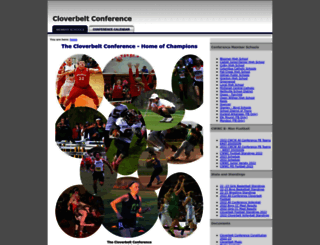 cloverbeltconference.org screenshot