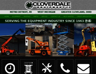 cloverdale-equip.com screenshot