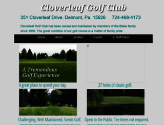 cloverleafgolfdelmont.com screenshot