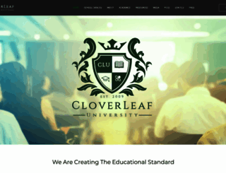 cloverleafuniversity.com screenshot