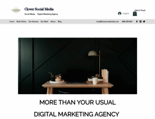 cloversocialmedia.com screenshot
