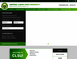 clsu.edu.ph screenshot