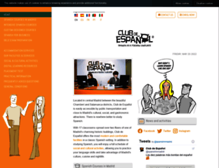 club-de-espanol.com screenshot