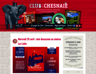 club-de-la-chesnaie.fr screenshot