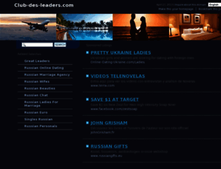 club-des-leaders.com screenshot