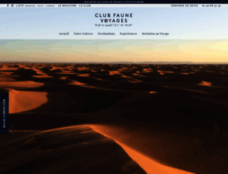 club-faune.com screenshot