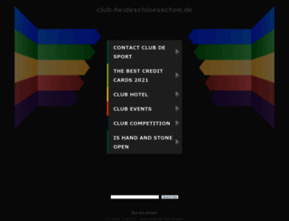 club-heideschloesschen.de screenshot