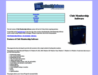 club-membership-software.com screenshot