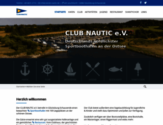 club-nautic.de screenshot
