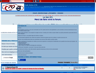 club-volvo-c70.forumgratuit.be screenshot