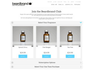 club.beardbrand.com screenshot