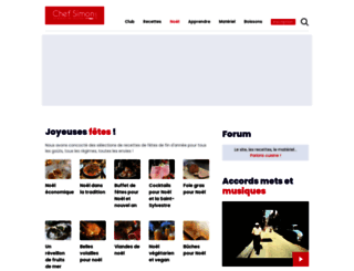 club.chefsimon.com screenshot