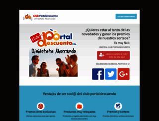 club.portaldescuento.com screenshot