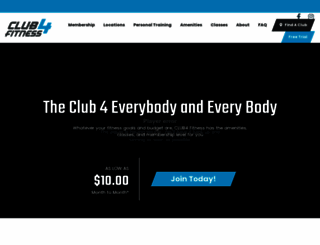 club4fitness.com screenshot