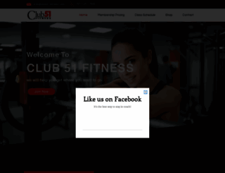club51fitness.com screenshot