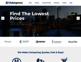 clubagency.com screenshot