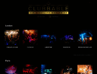 clubbable.com screenshot