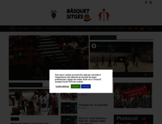 clubbasquetsitges.com screenshot